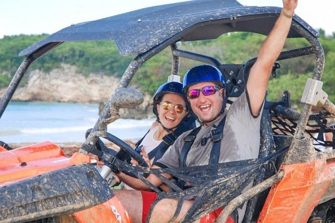 4WD Quad Terracross + Breef Safari, River Cave and Macao Beach - The Terracross ride on narrow, muddy roads