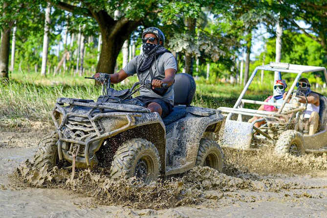 4x4 ATV Adventure in Punta Cana: Cave & Dominican Culture - Riding the ATV through forest roads and gardens
