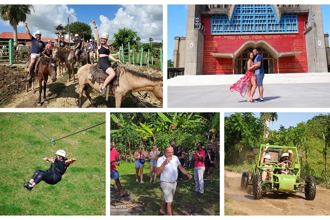 5 activities in 1 Day, Buggies,Horseback Riding,Zipline.City Tour - Lunch and River Time at Anamuya