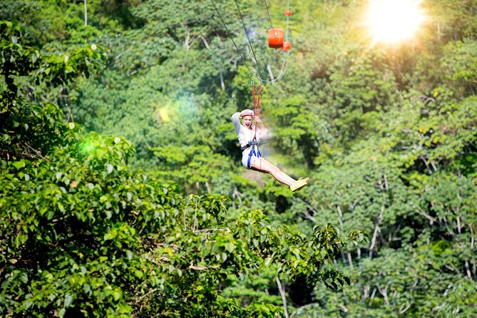 7 Tours Punta Cana: Zipline, Chairlift, ATV, Ride Horses, & More! - The chairlift gives you a slower view of the park