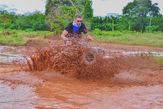 Adrenaline in 4X4 ATV through Macao Beach, Cave, Cafe Tour and Tobacco - What the $50 price really covers