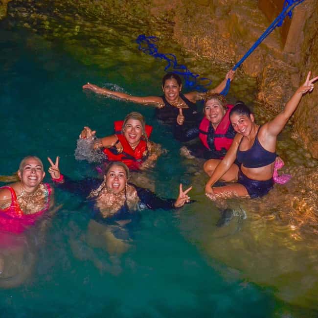 Adventure Punta Cana Buggy between , Caves & Beaches - Cooling off at Taina Cave