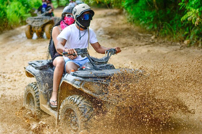 ATV 4x4 VIP Beach, Caves & Local Half Day Flavors - Walking to Los Hoyos del Salado cenote