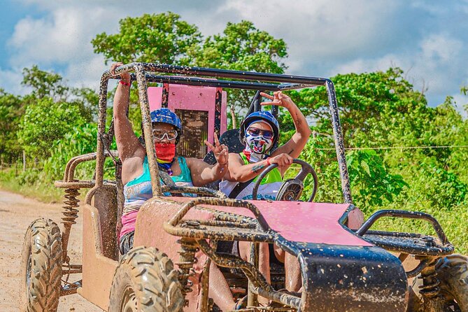 ATV or Buggy Ride at Macao Beach and Taino Cave in Punta Cana - Down the stairs into the Taíno water cave