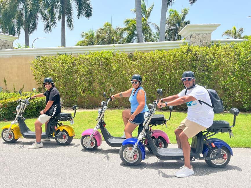 Bavaro Punta Cana: City Tour with Harley models E-Scooters - Chez Nicole Boutique adds shopping time