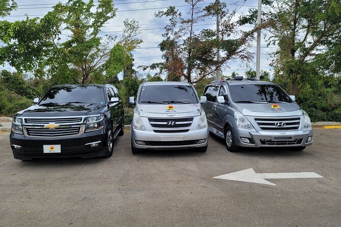 Bávaro To Punta Cana Airport (PUJ) One way - Inside the Minivan or Luxury Suburban