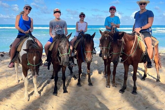 Beach Horseback Ride Tour at Punta Cana - Riding the Punta Cana coast toward the Maimon River