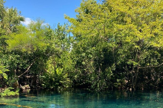 Blue Lagoon Tour with Catamaran Cruise and Snorkeling - A private beach before the cenote