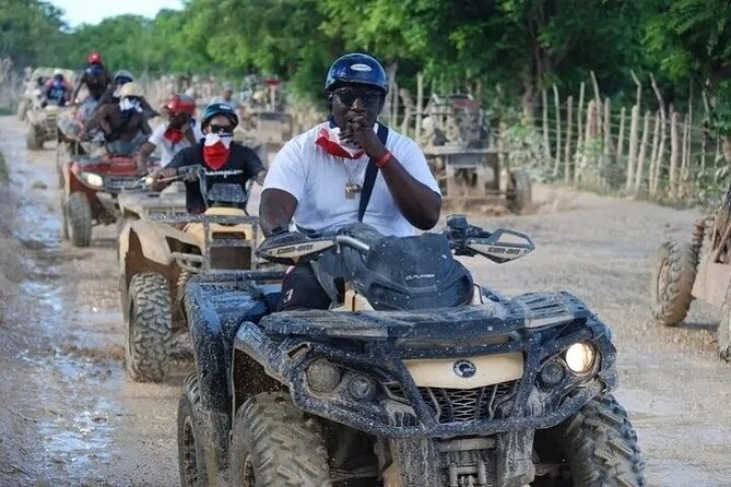 Buggy 4x4 & Horseback Combo Tour in Punta Cana : Cave & Culture - Riding a cowboy buggy toward Macao