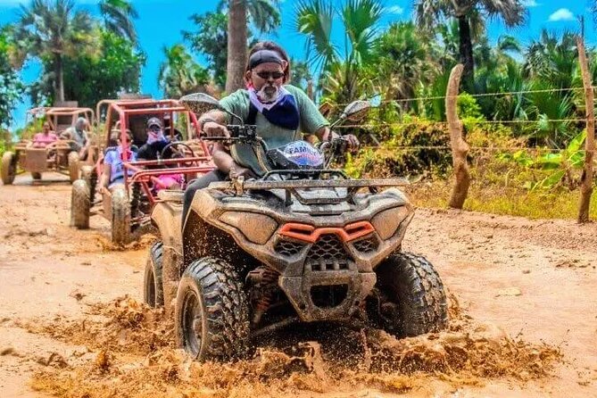 Buggy 4x4 & Horseback Combo Tour in Punta Cana : Cave & Culture - Macao Beach brings a welcome pause