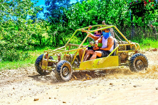 Buggy Adventure ATV in Punta Cana Macao Beach and Water Cave - Riding the muddy Macao trails