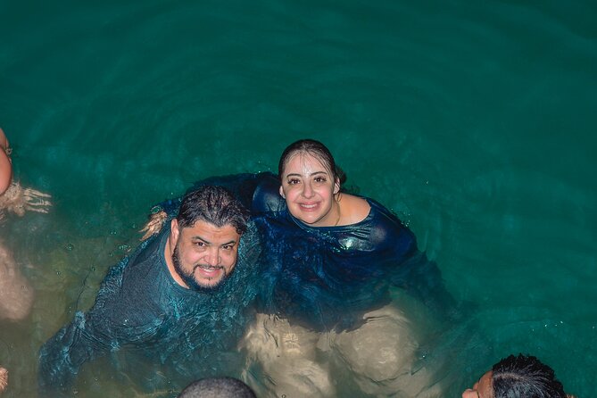 Buggy and ATV Tour in Punta Cana Taina Cave and Macau Beach - Swimming inside Taina Cave