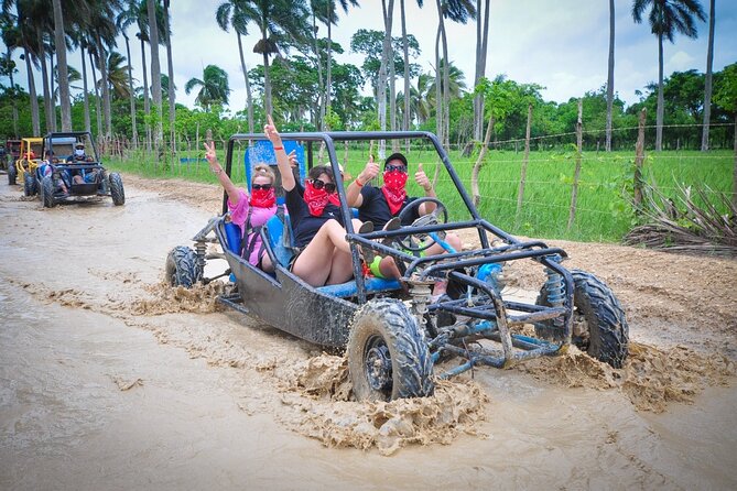 Buggy Extreme Tour to Macau Beach and River Cave in Punta Cana - Swimming at Los Hoyos del Salado