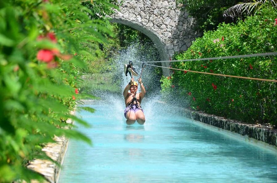 Buggy Ride, Zipline Splash & Waterfall Pool Combo with Lunch - A full day at Bavaro Adventure Park