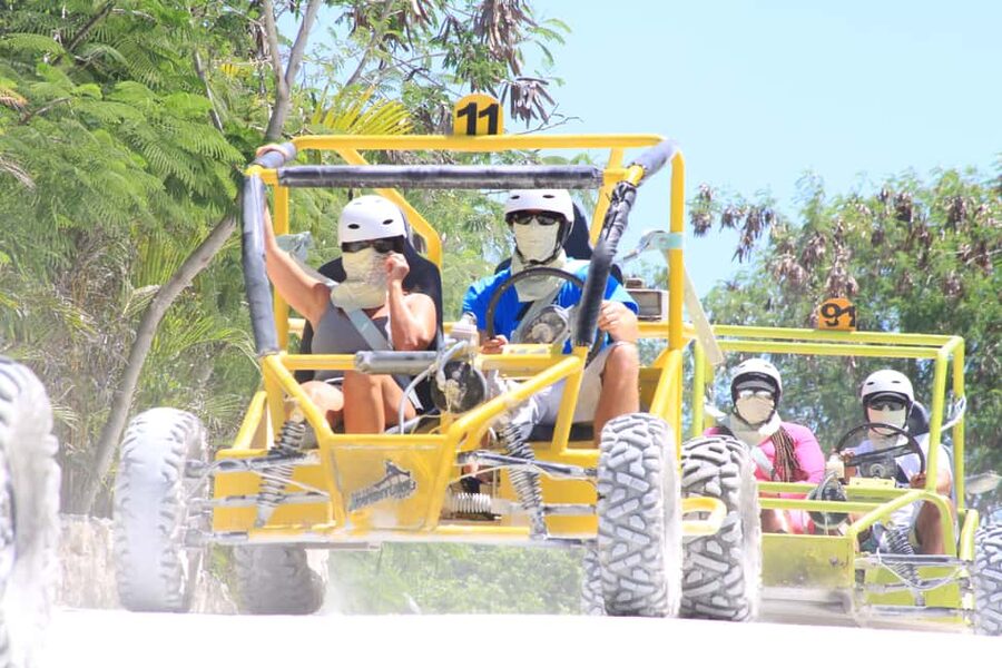 Buggy Ride, Zipline Splash & Waterfall Pool Combo with Lunch - The Dominican village and countryside products