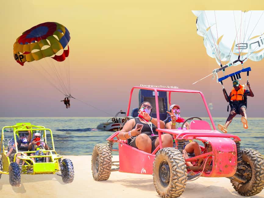 Buggy Tour and Parasailing Experience - One morning, two very different thrills