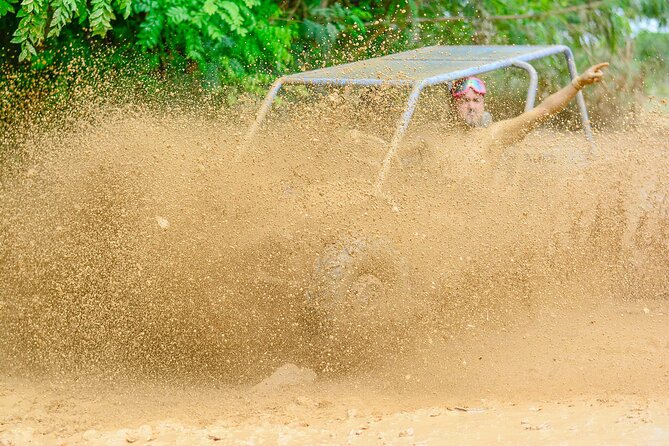 Buggy Tour in Punta Cana - Driving the muddy rural tracks