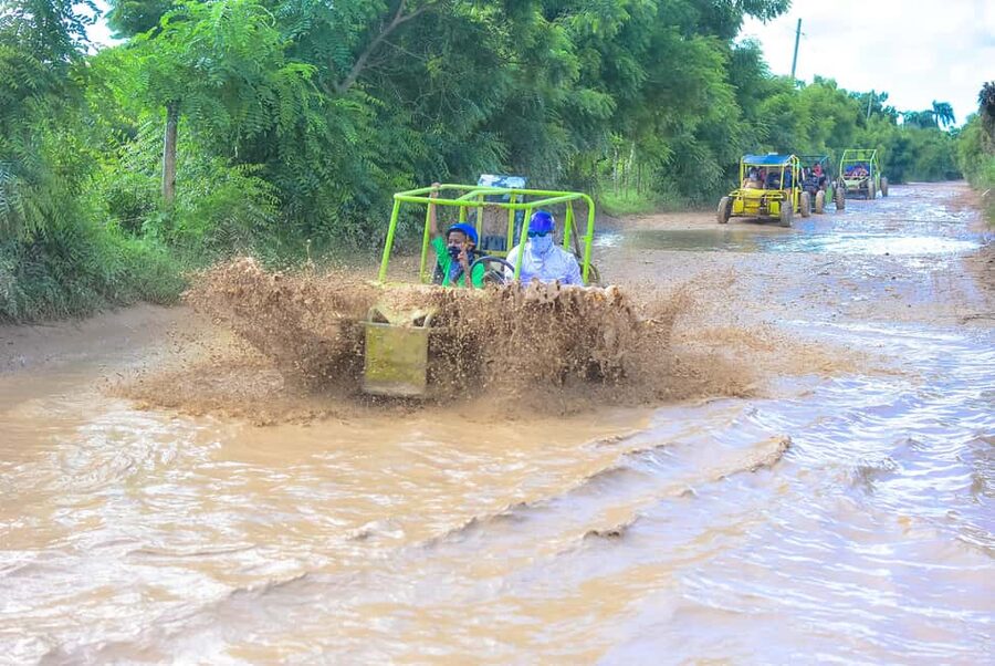 Buggy Tour in Punta Cana: Mamajuana - Coffee - Swimming in Cenote and Macao Beach - A muddy start in the Macao countryside