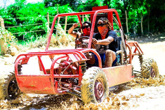 Buggy Tour to Macao Beach and Water Cave with Organic Farm - Three Punta Cana stops in one muddy half-day