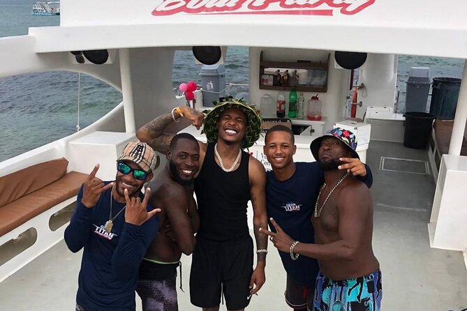 Catamaran party in Punta Cana with open bar, music and more - Hotel pickup and the one serious warning