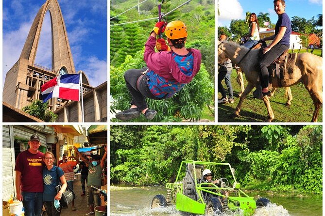 City Tour with Horseback Riding, Zipline, and Dune Buggy at the Countryside - One Long Day Beyond Punta Cana’s Resort Strip