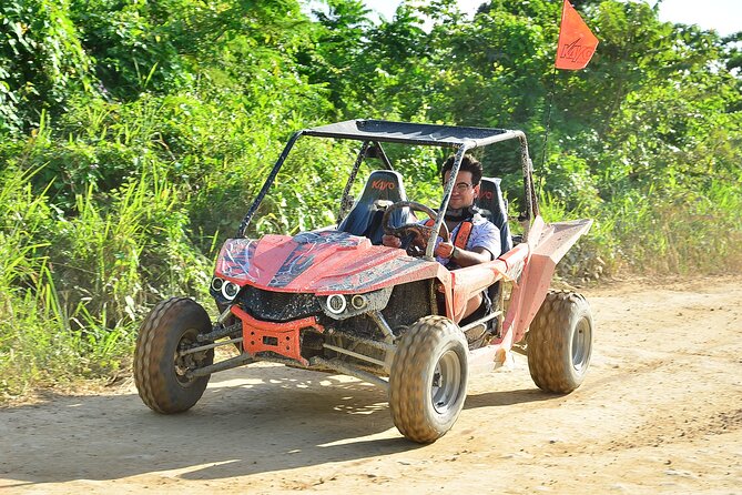 Dune Buggies and Cenote Cave Half Day Adventure - Swimming at Macao Cave