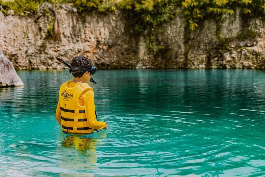 El Dorado Water Park Full Entry and Transfer from Punta Cana - Wave pool, lazy river, cave, and kayaks