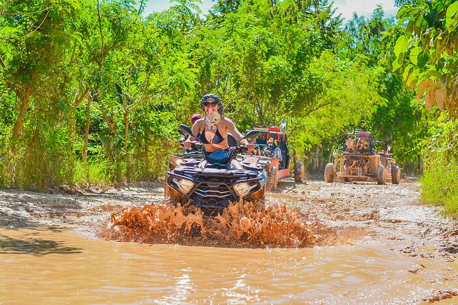 Faster ATV 4x4 Punta Cana - Getting muddy on the 4x4 route