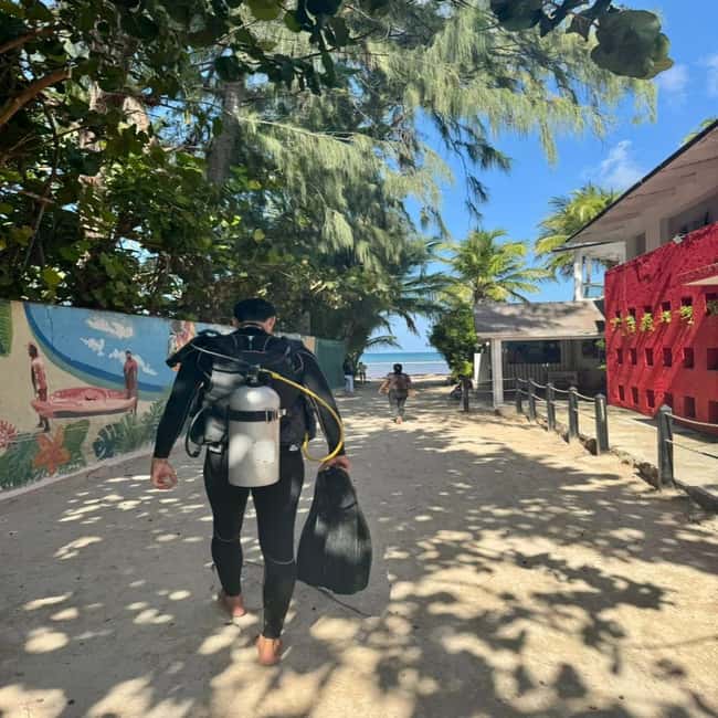 First Time Scuba Diving Experience in Punta Cana - Moving from lesson to coral reef