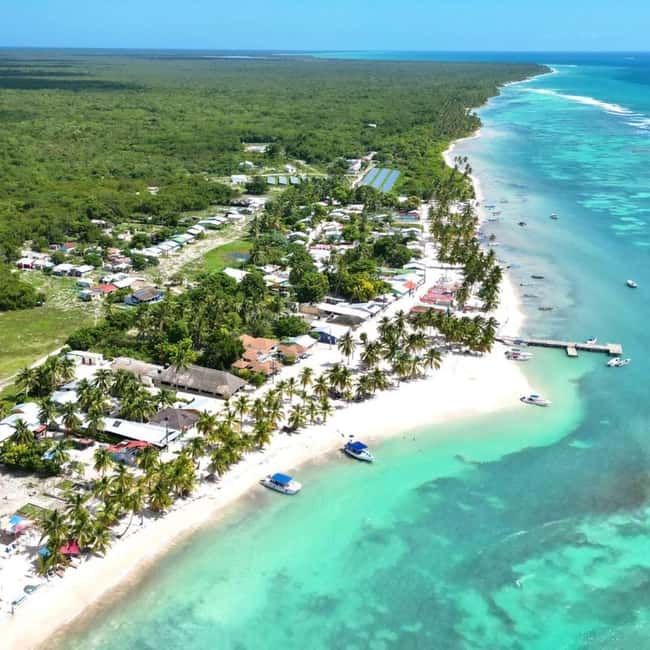 From La Romana: Saona Island for Aida Cruises Passengers - The natural pool and starfish rules