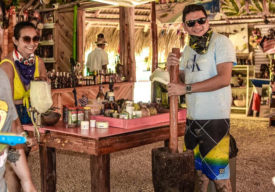 From Punta Cana: Countryside Off-Road Buggy Adventure - The ranch stop: cocoa, coffee, tobacco, and Mamajuana