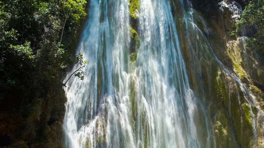 From Punta Cana: Sanctuary Whale Watching Day Trip - Riding to El Limón Waterfall