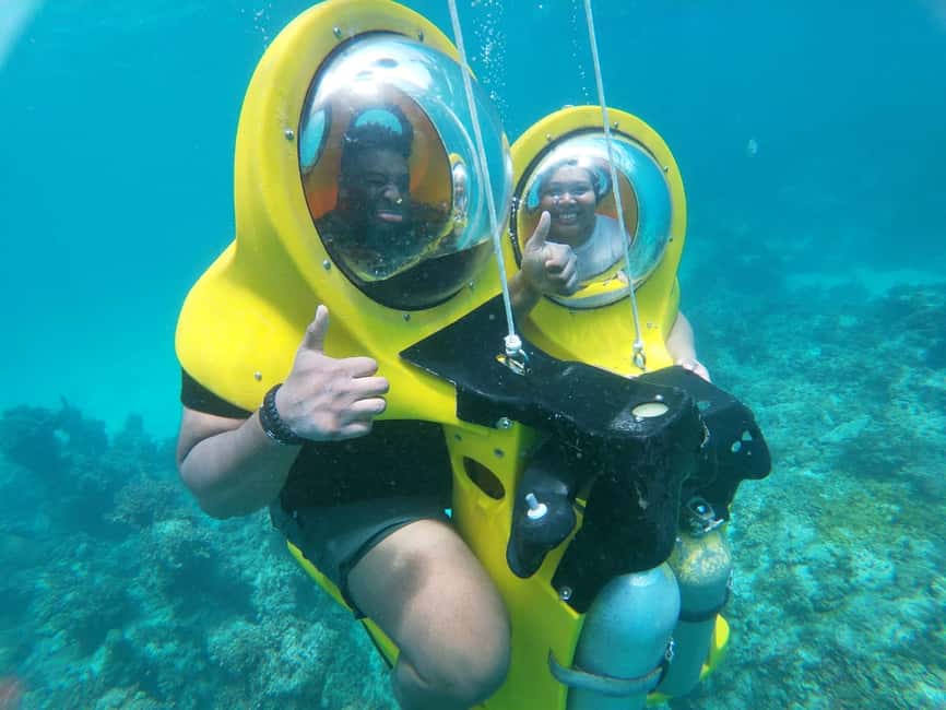 From Punta Cana: ScubaDoo, Snorkel & Glass Bottom Boat Tour - Snorkeling at the El Niño site