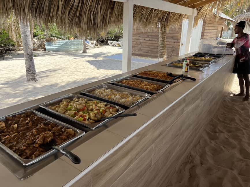 From Punta Cana: Small Group Catalina Island Snorkeling Tour - Catalina Beach lunch and two hours to slow down