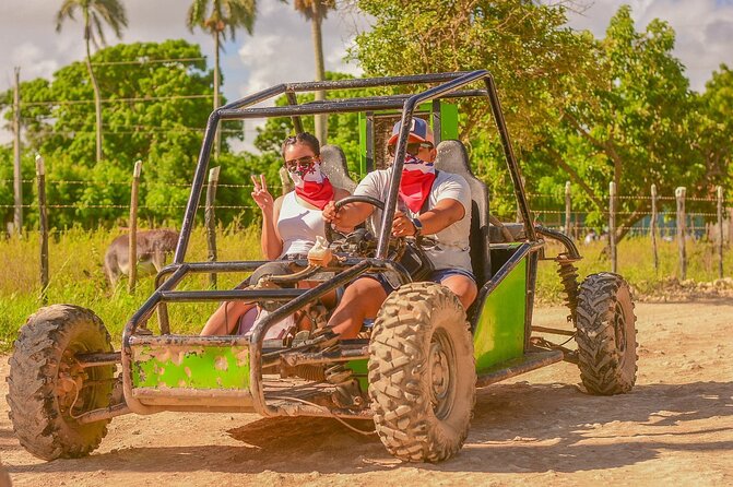 From PuntaCana: Tour in buggy double With Cenote and macao beach - Key points at a glance