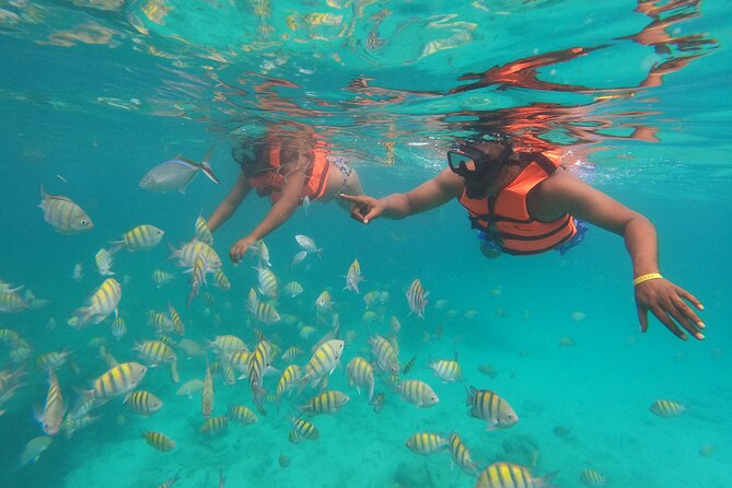 Full Day ATV Experience and Booze Cruise with Open Bar - Cooling off in the water cave
