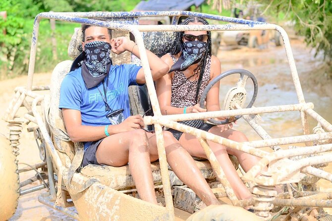 Full-day Buggy & Party Boat tour: snorkel, open bar, cave pool - The cave pool and natural pool finale
