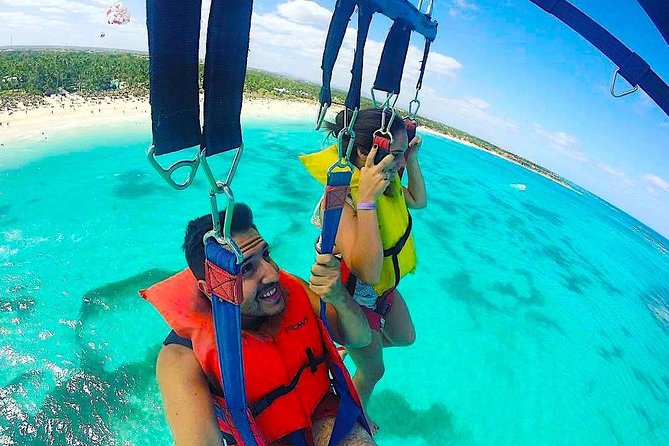 Fun Package Parasailing & Party Boat From Punta Cana - The 20-minute parasailing flight