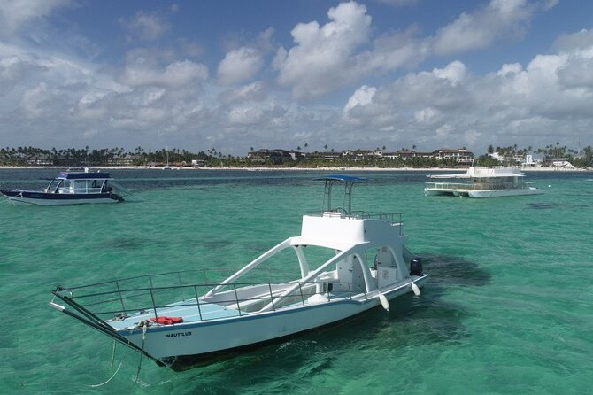 GlassBottom Catamaran with Slide - Seeing Punta Cana from the water