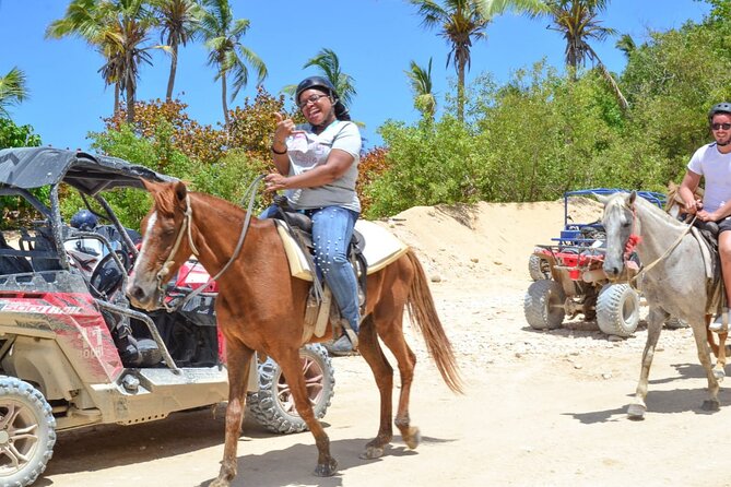 Guided Horseback Ride On The Beach With Pickup From Punta Cana - Meeting the horses at Rancho Caribeño
