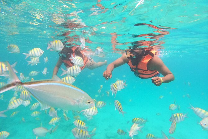 Half-Day Private Party Boat and Snorkeling in Punta Cana - The natural pool in Punta Cana