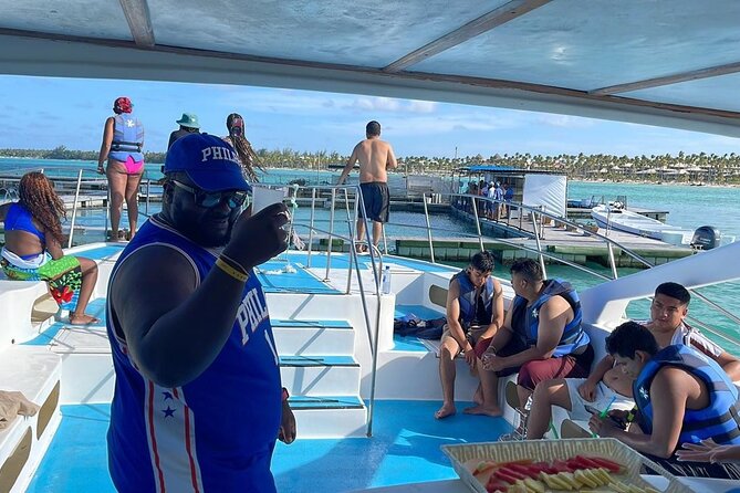 Half-Day Tour with Punta Cana Beach Boat Party - Playa Los Corales brings the music first