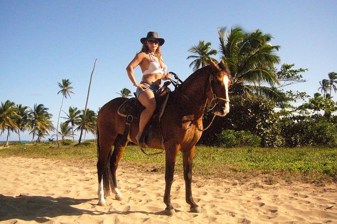 Horseback Riding Tour Adventure on the Beach - Riding along Uvero Alto Beach