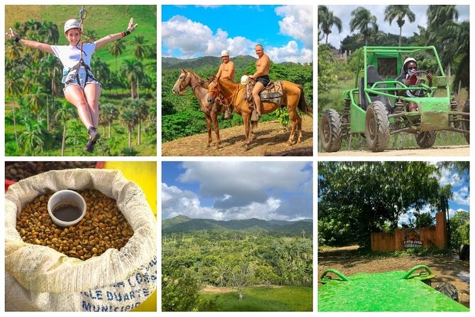 Jungle Buggies + Zilplining + Horseback Ride + Countryside + Macao Beach - Key points at a glance