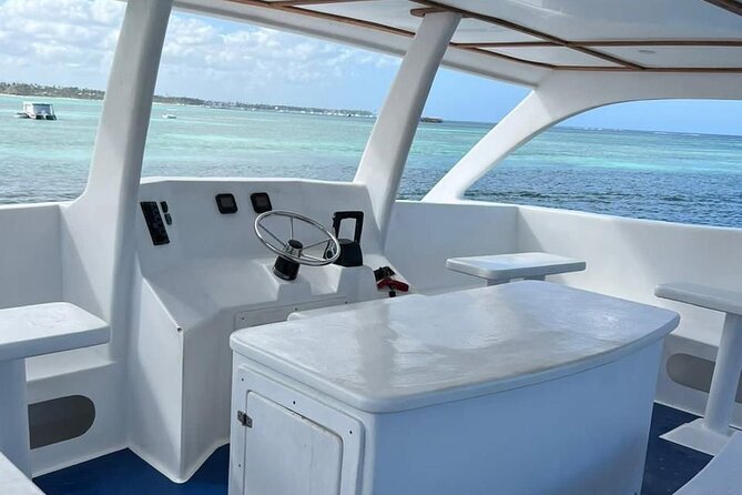 Multi-day buggy and Party Boat in Punta Cana - Swimming inside the clear-water cave