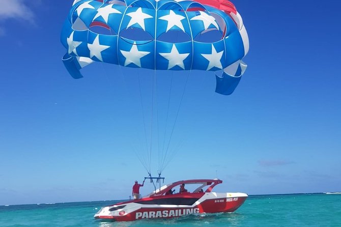 Parasailing Adventure from Punta Cana - Getting ready for the parasail
