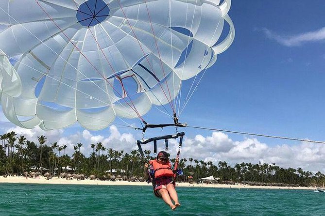 Parasailing Adventure in Punta Cana - Boarding the parasailing boat