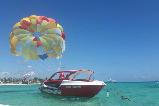 Parasailing Adventure Punta Cana - Taking off above Bávaro Beach