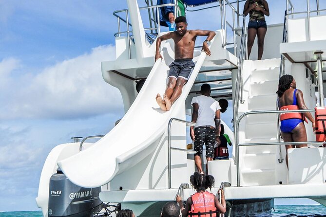 Party Boat Catamaran with Snorkeling from Punta Cana - Snorkeling with tropical fish