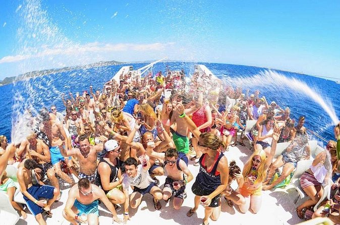 Party Boat Tour in Punta Cana - Stop two: watching dolphins from the boat
